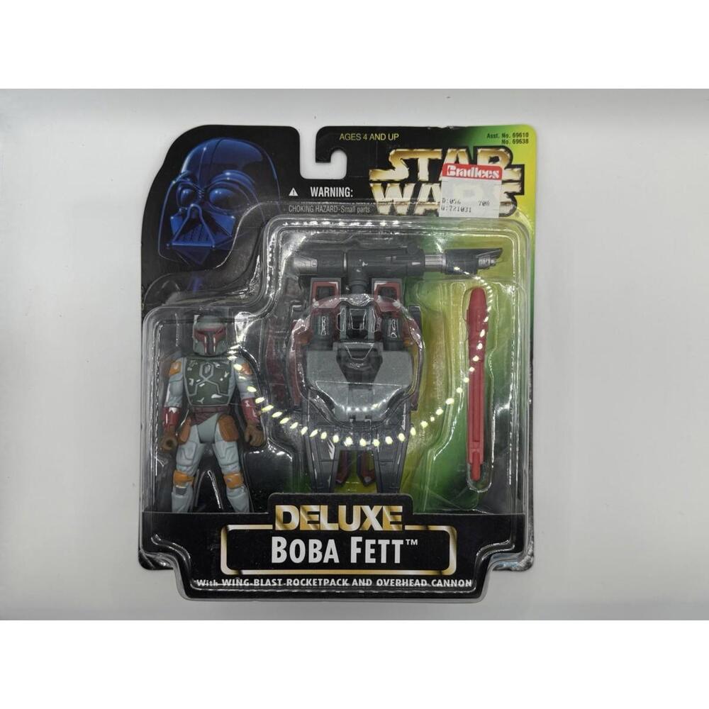 Star Wars POTF2 Boba Fett Deluxe Action Figure Kenner 1996 - Sealed